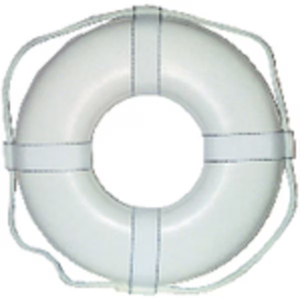 Jim-Buoy Closed Cell Foam U.S.C.G. Approved Life Ring w Webbing Straps, Cal-June, Mfr#: GW-24